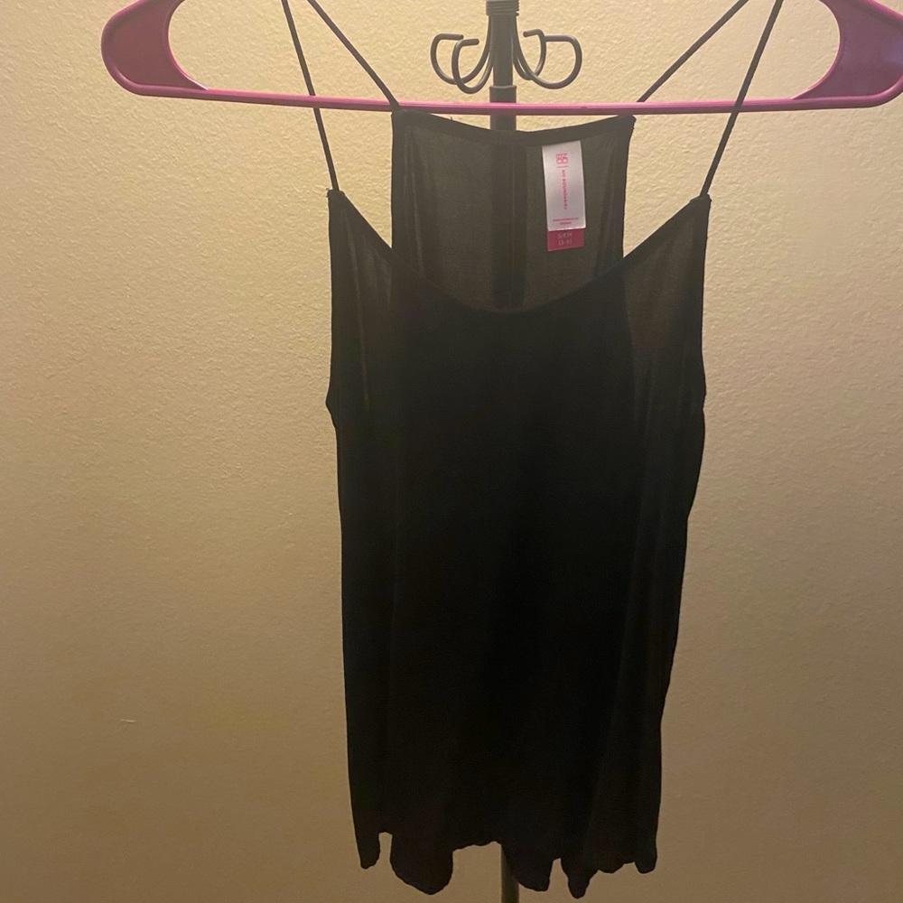 Black tank top